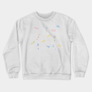 Neurons and Neurotransmitters White Crewneck Sweatshirt